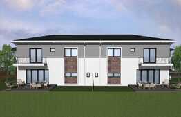 Duplex de 120 mp, cu teren de 100 mp, front 16 ml, zona Apahida