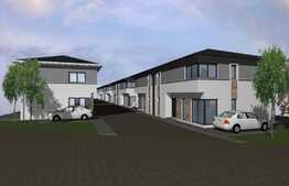 Duplex de 120 mp, cu teren de 100 mp, front 16 ml, zona Apahida