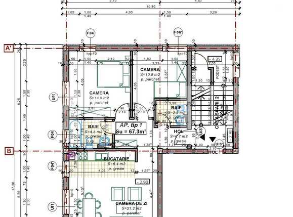Apartament de vânzare 3 camere Borhanci - 29644AV | BLITZ Cluj-Napoca | Poza1