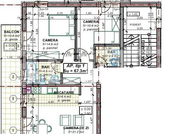 Apartament de vânzare 3 camere Borhanci - 29649AV | BLITZ Cluj-Napoca | Poza2