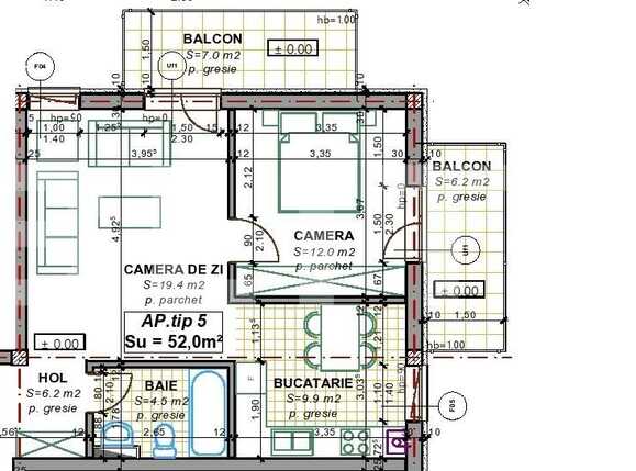 Apartament de vânzare 2 camere Borhanci - 29650AV | BLITZ Cluj-Napoca | Poza1