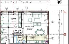 Apartament 2 camere, 66,3 mp, gradina 115 mp, garaj, zona strazii Regina Maria