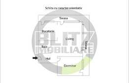 Apartament tip penthouse, CF, 2 camere, 56mp,  terasa 30mp, zona Kaufland Marasti!