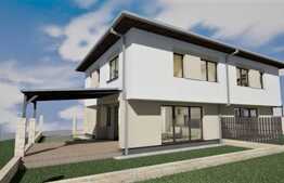 Casa individuala, 121 mp utili, 200 mp teren, semifinisata, zona linistita