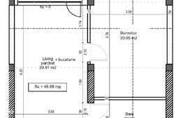 Apartament 2 camere, 47 mp, etaj intermediar, zona Vivo