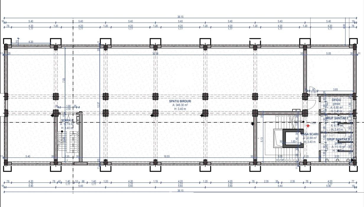Spațiu birouri de închiriat Dambul Rotund - 30049SIB | BLITZ Cluj-Napoca | Poza1