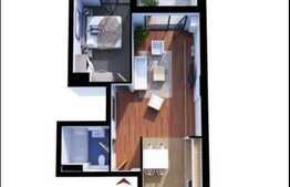 Apartament 2 camere, 53 mp, semifinisat, cu CF, garaj, zona Iulius Mall