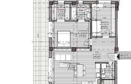 3 camere, 74.50 mp, semifinisat, terasa, zona strazii Calea Borhanci