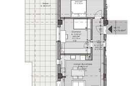 3 camere, 76.50 mp, semifinisat, terasa, zona strazii Calea Borhanci