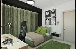 3 camere, 76.50 mp, semifinisat, terasa, zona strazii Calea Borhanci