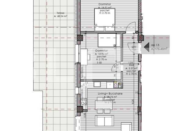 Apartament de vânzare 3 camere Borhanci - 30249AV | BLITZ Cluj-Napoca | Poza3