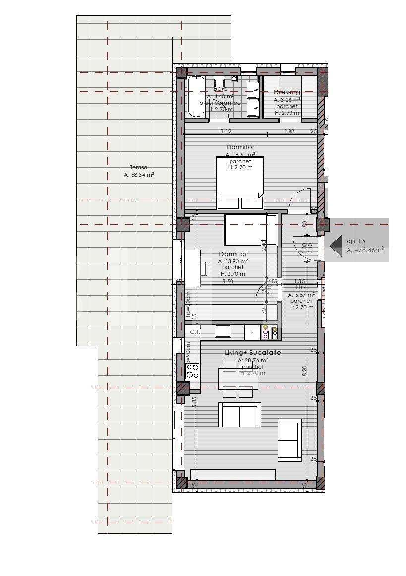 Apartament de vânzare 3 camere Borhanci - 30249AV | BLITZ Cluj-Napoca | Poza3