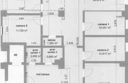 Penthouse 491, 57 mp, 10 camere, 3 terase, zona Gradini Manastur