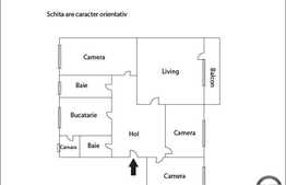 84 mp, 4 camere decomandate, zona Nora. Boxa si loc de parcare incluse!