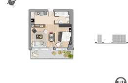 Apartament in complex de lux la pret excelent!1 cam, ultrafinisaje!