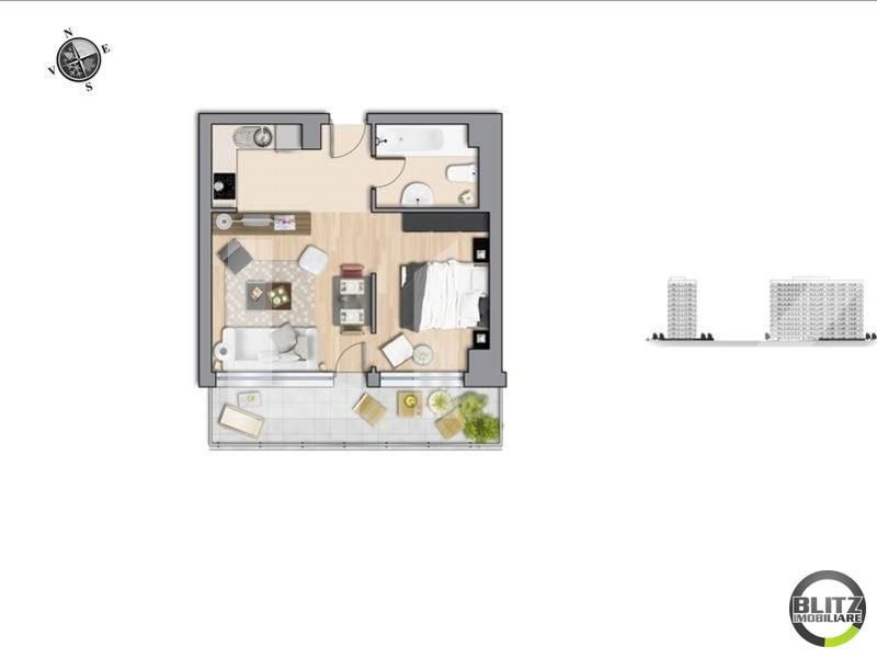 Garsonieră de vânzare Gheorgheni - 3048AV | BLITZ Cluj-Napoca | Poza5