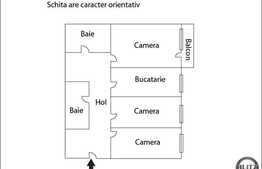 De vanzare apartament cu 3 camere decomandate, loc parcare, zona Cinema Marasti