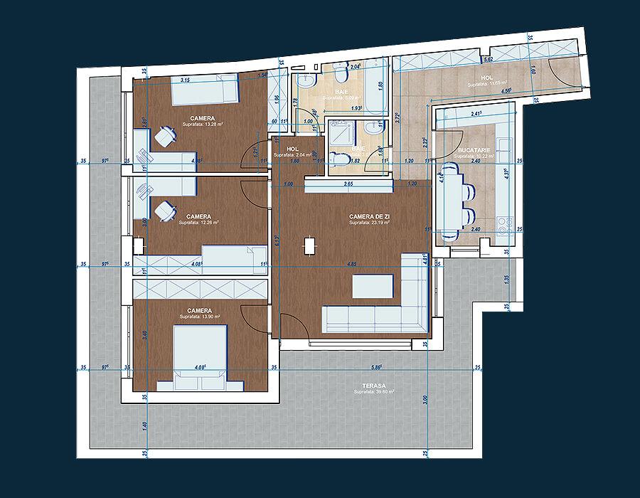 Apartament de vânzare 4 camere Central - 30679AV | BLITZ Cluj-Napoca | Poza1