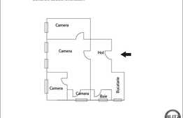 Apartament cu 4 camere, 85 mp, pod mansardabil situat in zona Fabricii de Bere