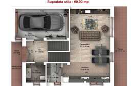 De vanzare duplex, 130 mp, teren 250, front 20 ml, finalizat, asfalt, utilitati!