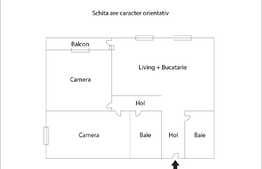 De vanzare apartament 3 camere, 83 mp, zona strazii Alverna