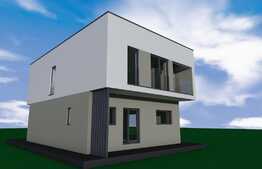 Casa individuala 150 mp utili, teren de 582 mp, front 25 ml, semifinisata