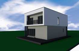 Casa individuala 150 mp utili, teren de 582 mp, front 25 ml, semifinisata