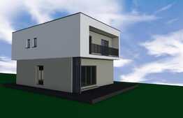 Casa individuala 150 mp utili, teren de 582 mp, front 25 ml, semifinisata