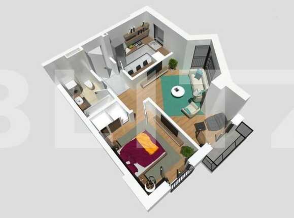 Apartament de vânzare 2 camere Bună Ziua - 31076AV | BLITZ Cluj-Napoca | Poza2