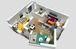 Apartament 3 camere, 60.55 mp, semifinisat, zona strazii Calea Turzii