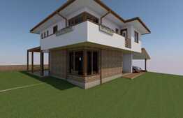 Vanzare casa individuala, 138 mp utili, 500 mp teren, semifinisata, zona linistita!