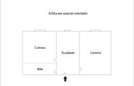 Apartament 2 camere, 55 mp, decomandat, la casa, zona strazii Napoca