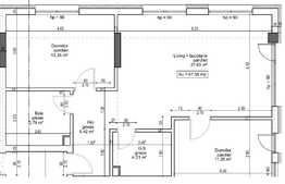 3 camere, 67 mp, semifinisat! Zona Donath! Finalizare Octombrie 2018!