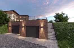 Casa individuala 175 mp utili, teren de 500 mp, front 25 ml, semifinisata!