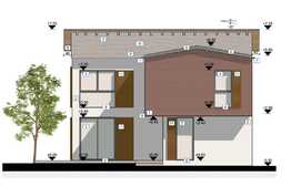 Casa individuala 175 mp utili, teren de 500 mp, front 25 ml, semifinisata!