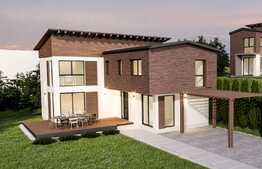 Casa individuala 175 mp utili, teren de 500 mp, front 25 ml, semifinisata!