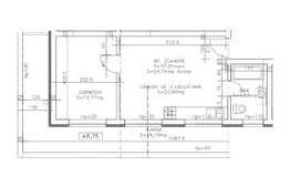 2 camere, 37,95 mp, etaj intermediar, terasa, zona strazii Eugen Ionesco