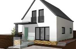 Casa moderna, 98 mp, teren 300 mp, zona linistita