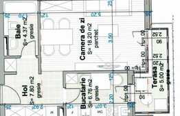 Garsoniera 38 mp, decomandat, zona Iulius Mall