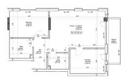 3 camere, 67.55 mp, semifinisat! Zona Donath! Finalizare Octombrie 2018!