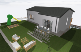 Teren 748 mp, front stradal 17.5 ml, zona linistita