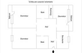 Casa individuala 500 mp utili, teren de 648 mp, front stradal de 52 ml