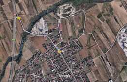 De vanzare teren intravilan 4300 mp, front 46 ml, zona linistita