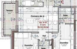 3 camere, 66.56 mp, semifinisat, zona Iulius Mall! Finalizare Primavara 2019