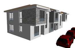 Triplex de vanzare 89 mp, teren 55 mp, zona linistita