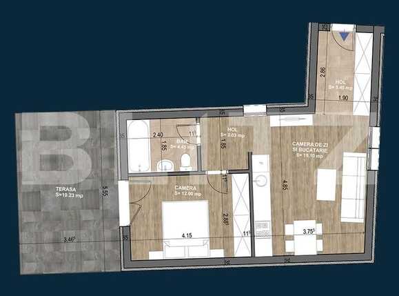 Apartament de vânzare 2 camere Central - 32118AV | BLITZ Cluj-Napoca | Poza1