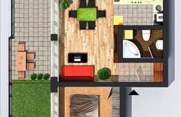 Apartament 2 camere, 51 mp utili, zona Edgar Quinet