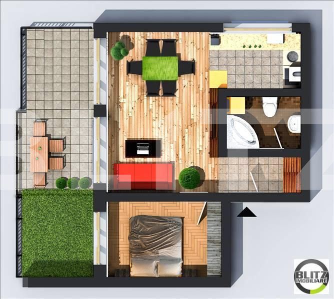 Apartament de vânzare 2 camere Manastur - 3216AV | BLITZ Cluj-Napoca | Poza2