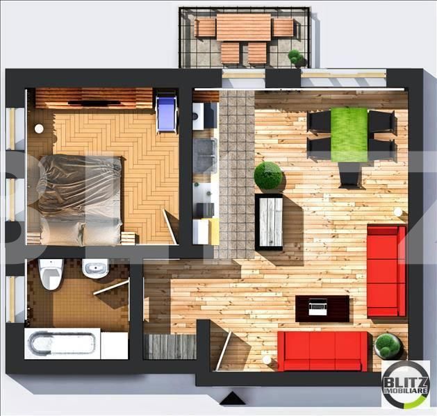 Apartament de vânzare 2 camere Manastur - 3216AV | BLITZ Cluj-Napoca | Poza3