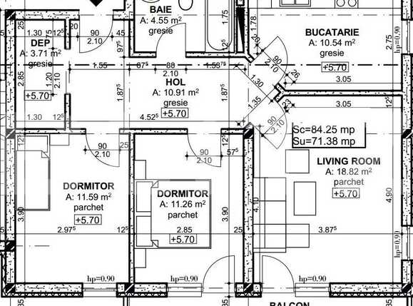 Apartament de vânzare 3 camere Floreşti - 32208AV | BLITZ Cluj-Napoca | Poza1